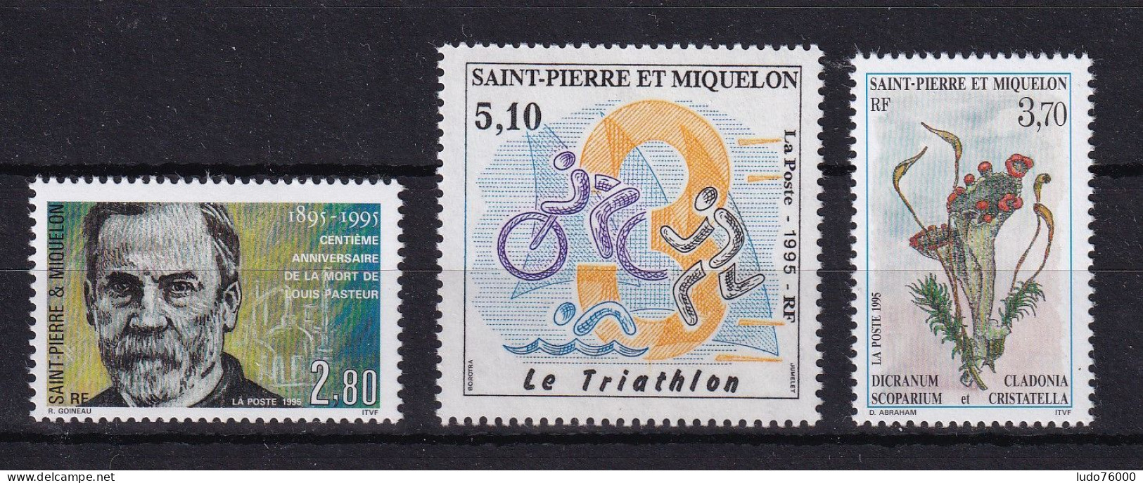 D 745 / ST PIERRE ET MIQUELON / N° 609/611 NEUF** COTE 5.60€ - Collections, Lots & Séries