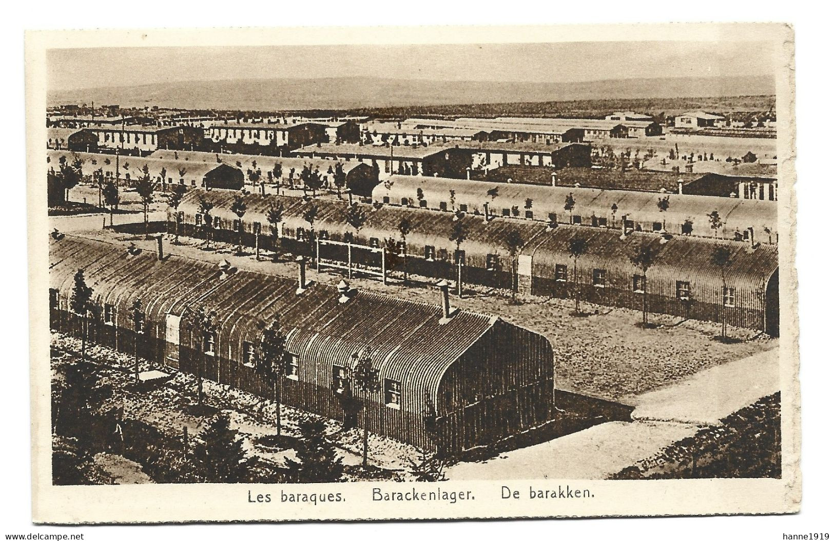Elsenborn Camp Les Baraques Armée Belge Htje - Elsenborn (Kamp)