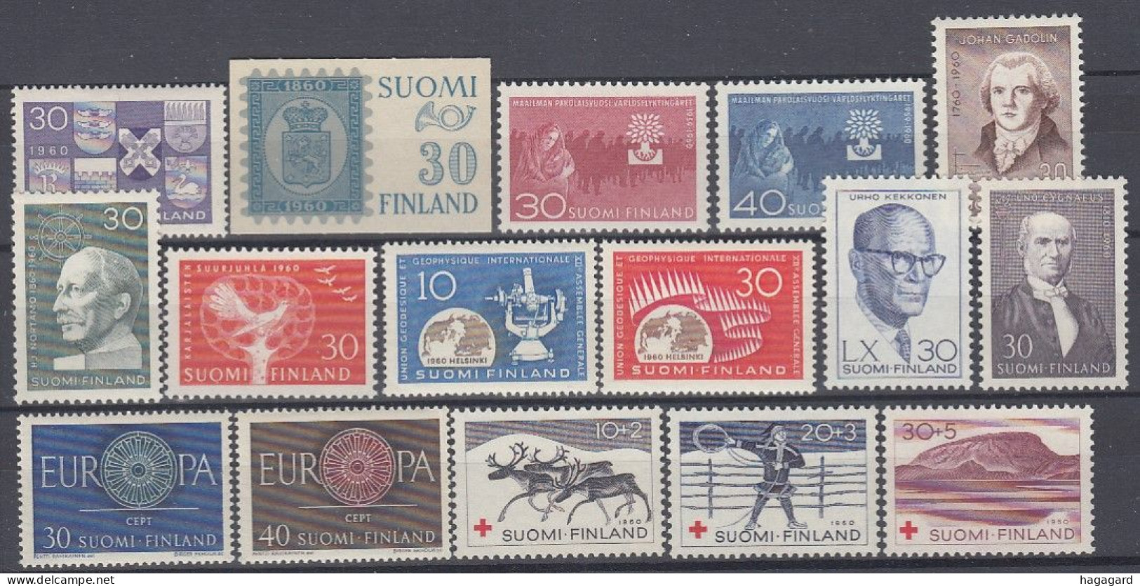 G2709. Finland 1960. Year Set. MNH(**) - Années Complètes