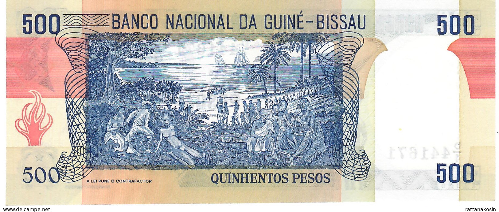 GUINEA BISSAU P7 500 PESOS 1983 #D/1 UNC. - Guinea–Bissau