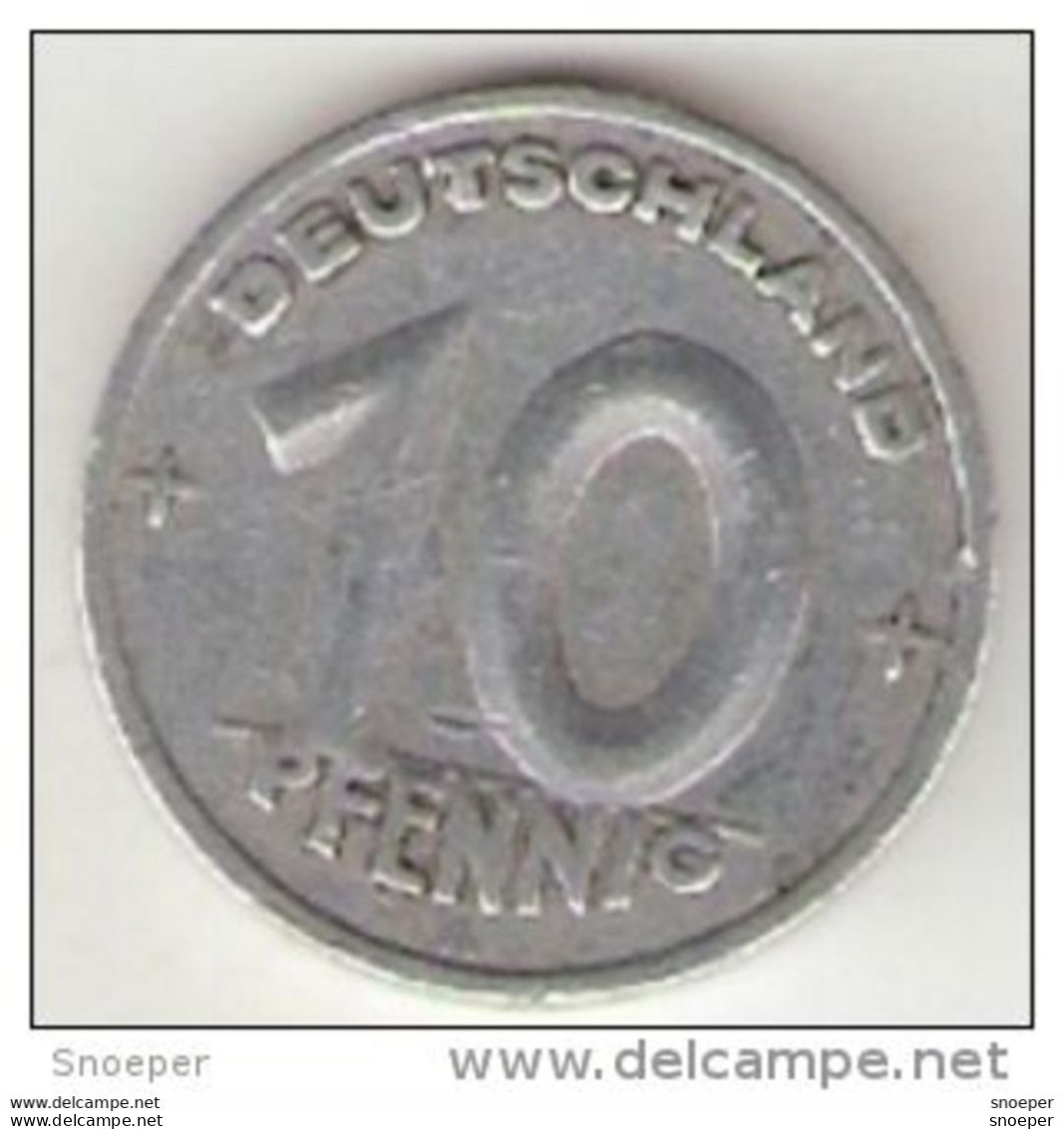 *germany  DDR 10 Pfennig 1948 A   Km 3  Vf - 10 Pfennig