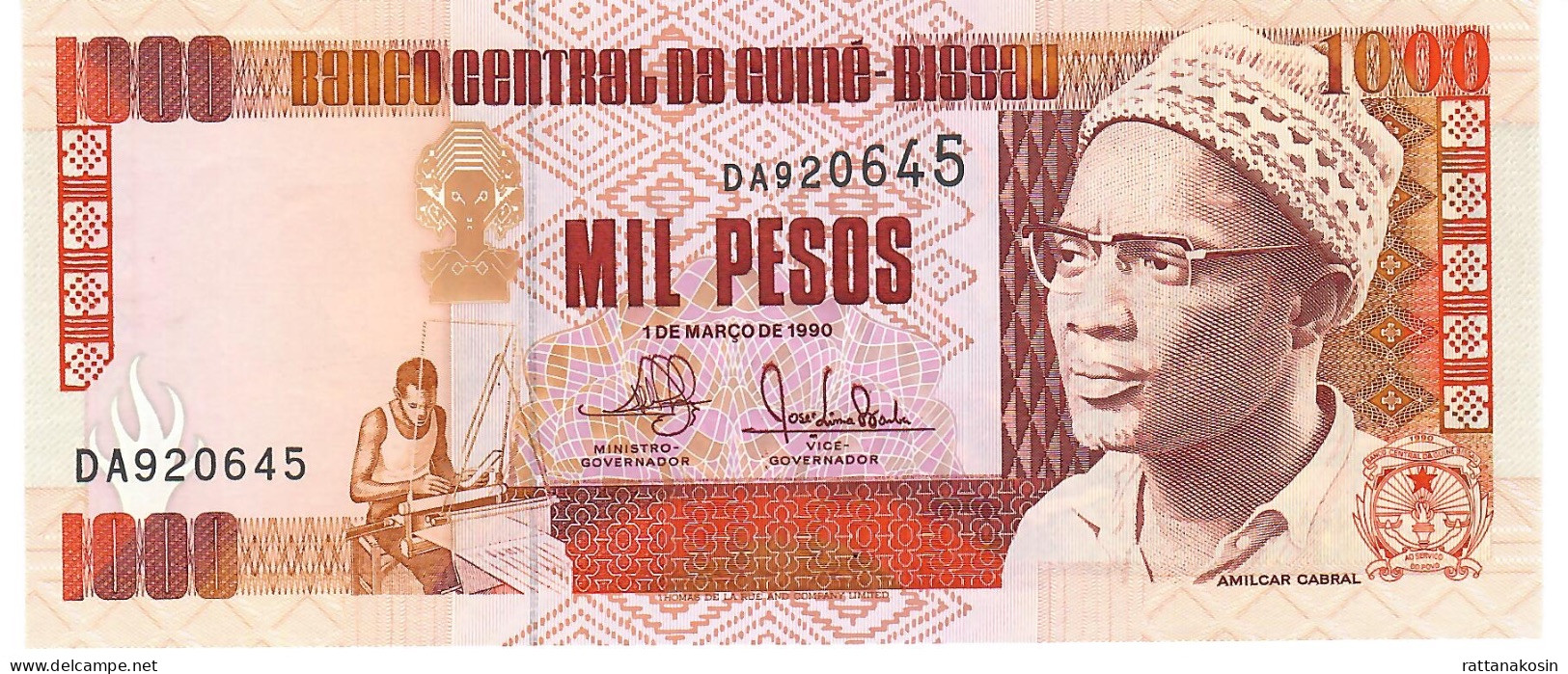 GUINEA BISSAU P13a 1000 PESOS 1990 #DA   UNC. - Guinea–Bissau