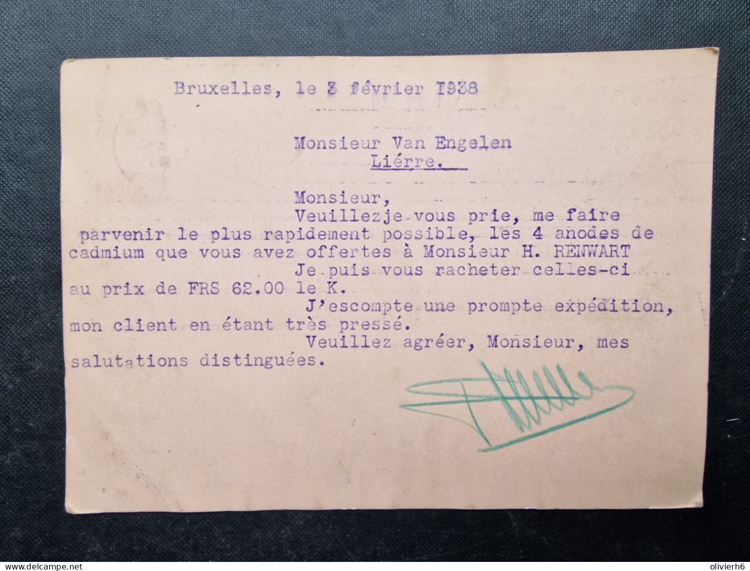 CP BELGIQUE (V1916) BRUXELLES PETITS METIERS (2 Vues) Fernand Renwart Rue Portaels 42-44 Cuivrage Nickelage Chrômage - Old Professions