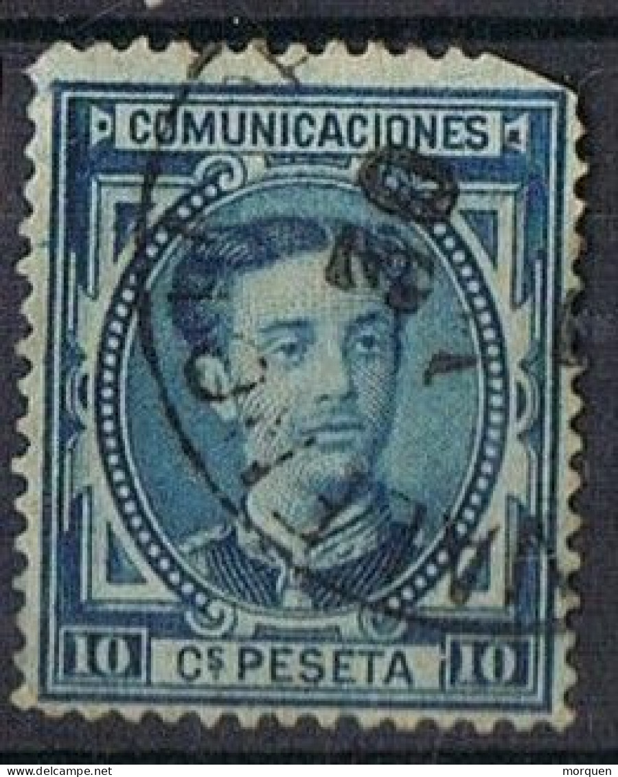 Sello 10 Cts Alfonso XII 1876, Fechador VALENCIA De DON JUAN (Leon), Num 175 º - Oblitérés