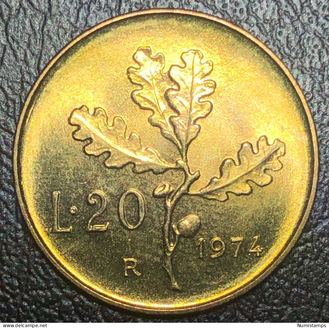 Italia 20 Lire, 1974 (FDC) - 20 Lire