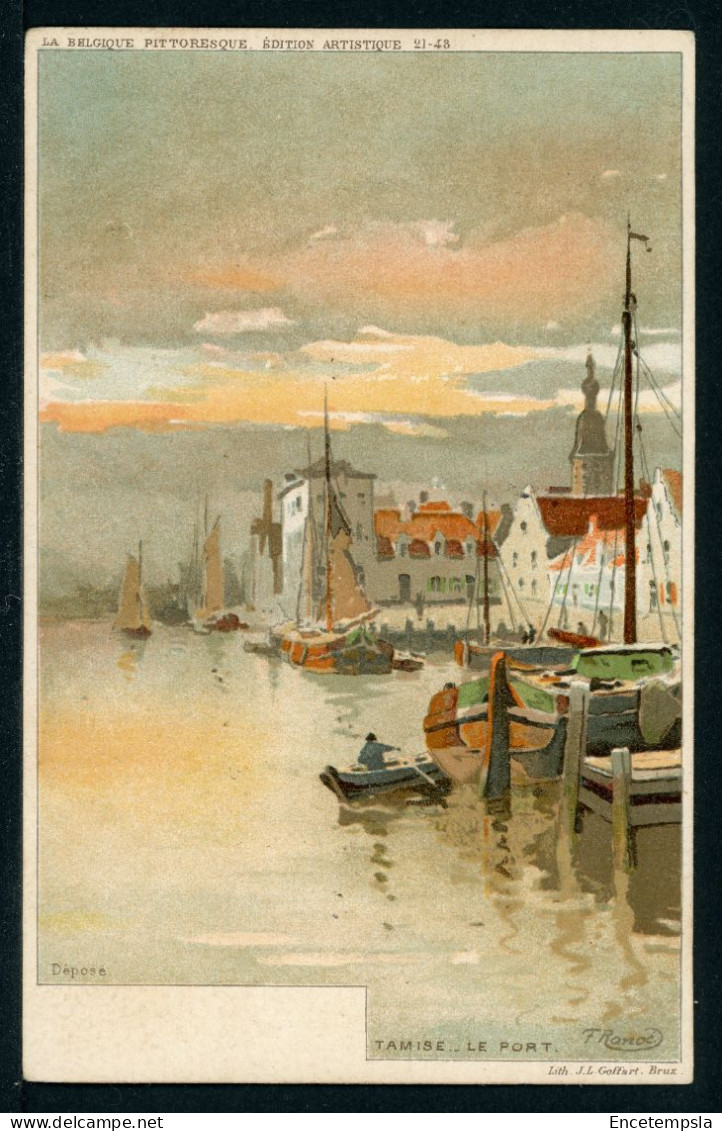 CPA - Carte Postale - Belgique - La Belgique Pittoresque - Tamise - Le Port (CP23920) - Temse