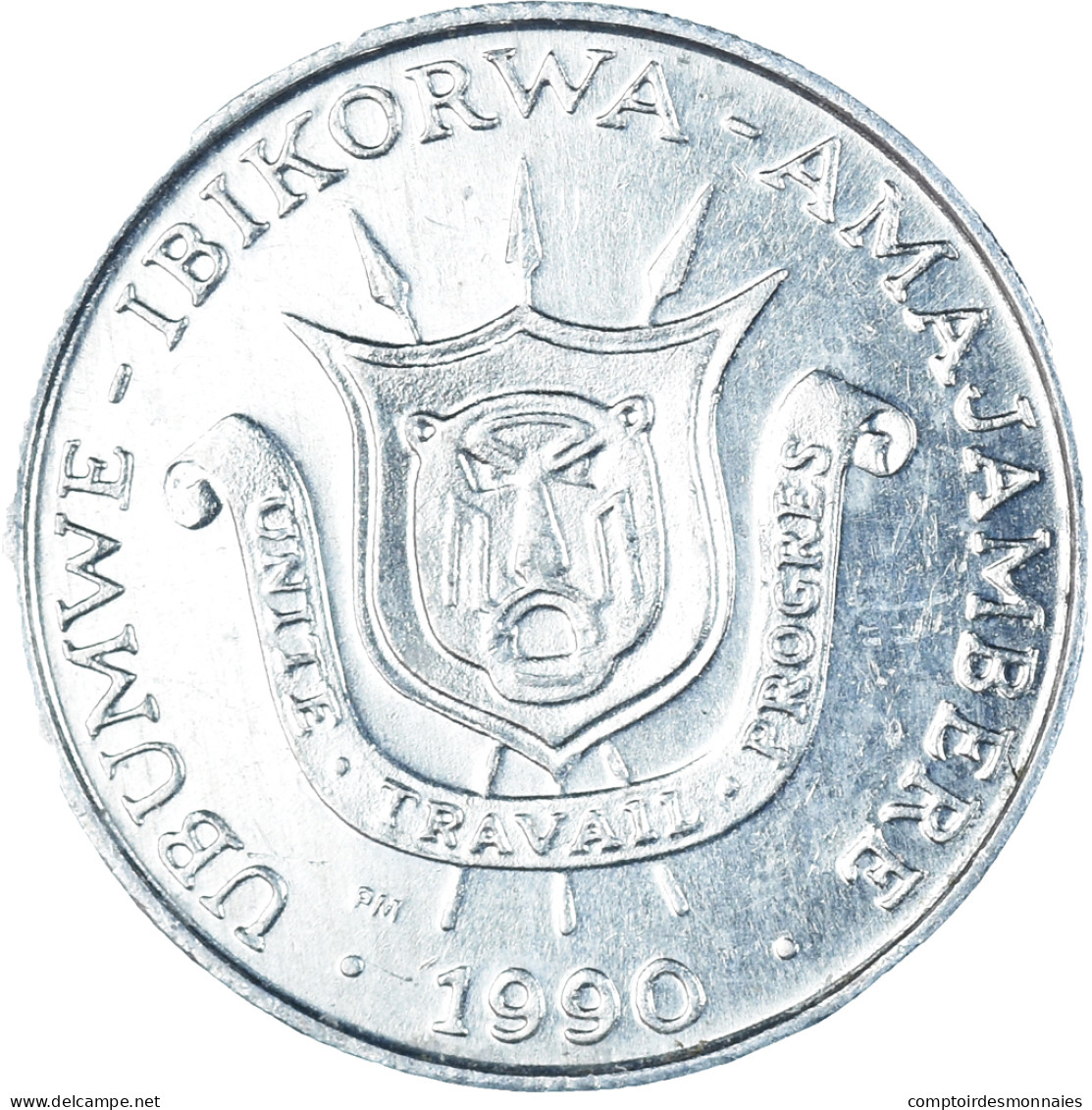 Monnaie, Burundi, Franc, 1990 - Burundi