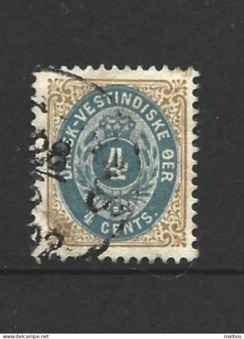 ANTILLES DANOISES 1873 (o) Y&T N° 7b + 10   Wmk Crown - P 12.5 - Denmark (West Indies)