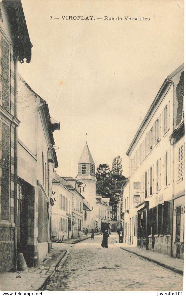 CPA Viroflay-Rue De Versailles-7-En L'état-RARE      L2461 - Viroflay