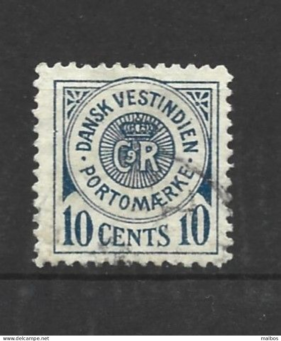 ANTILLES DANOISES Taxe 1902 (o) Y&T N° 4   - P 11.5 - Denmark (West Indies)