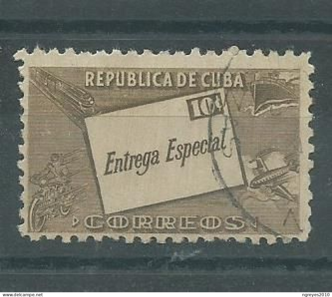 230045553  CUBA  YVERT TPLPE Nº10 - Impuestos