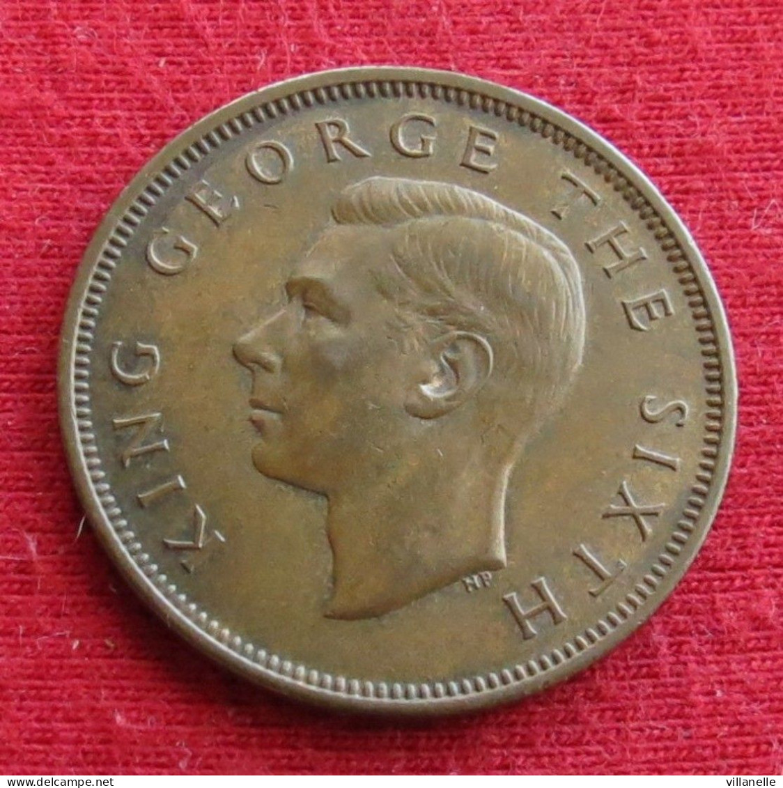 New Zealand 1/2 Half Penny 1949 KM# 20 *VT Nova Zelandia Nuova Zelanda Nouvelle Zelande - New Zealand