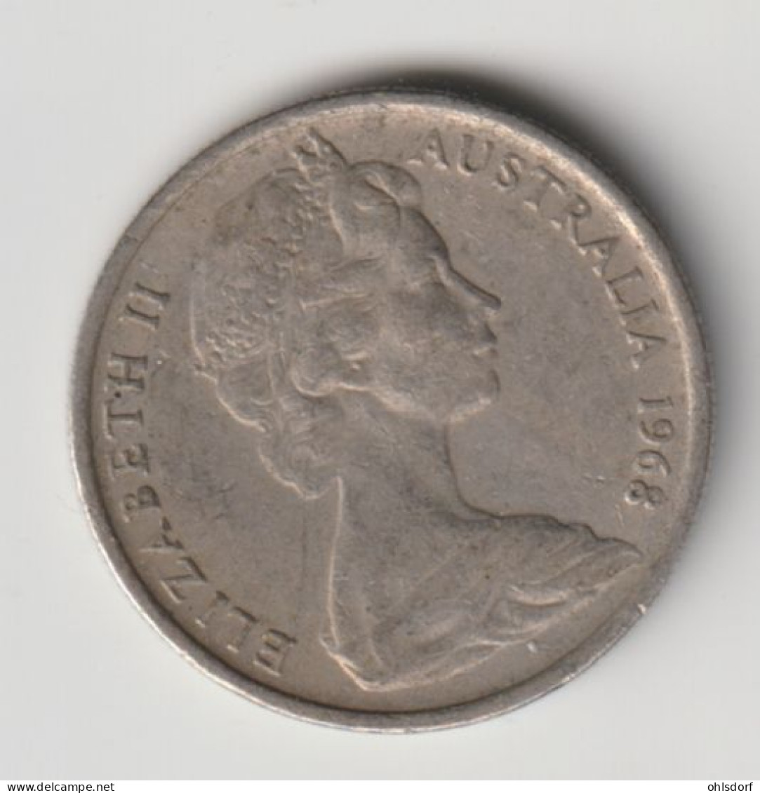 AUSTRALIA 1968: 5 Cents, KM 64 - 5 Cents