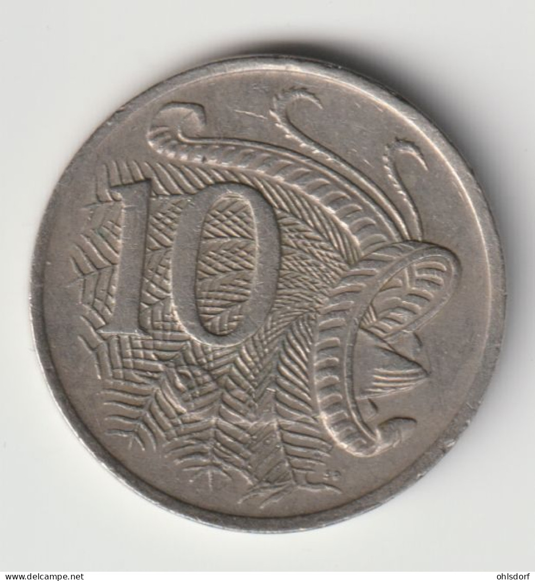 AUSTRALIA 1971: 5 Cents, KM 65 - 10 Cents