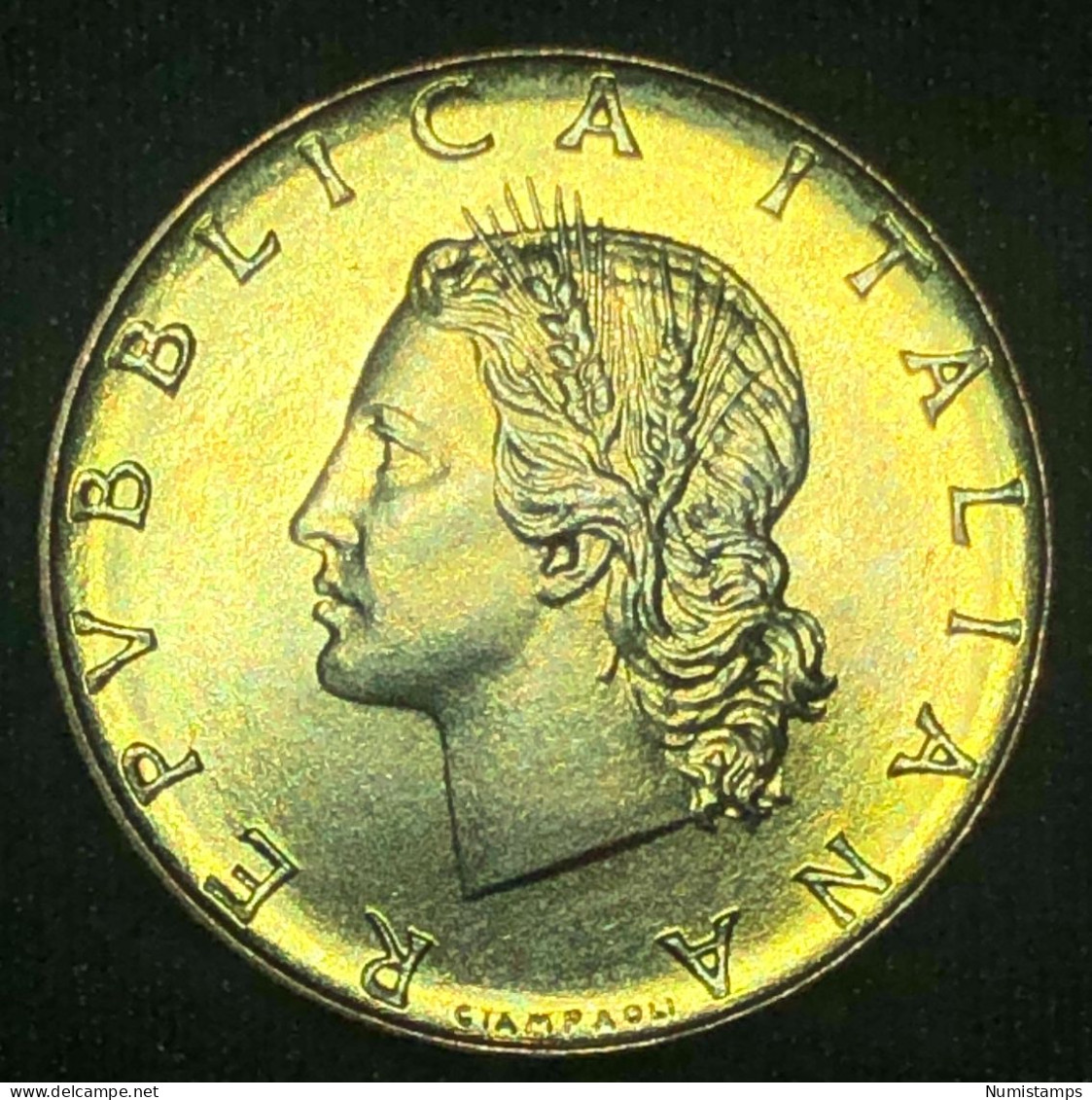 Italia 20 Lire, 1975 - 20 Liras