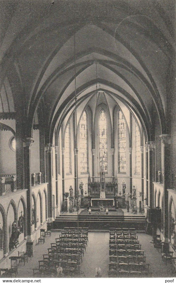 Overyssche / Overijse : Institut Du Sacré-Coeur / La Chapelle Vue Du Jubé --- 1908 - Overijse