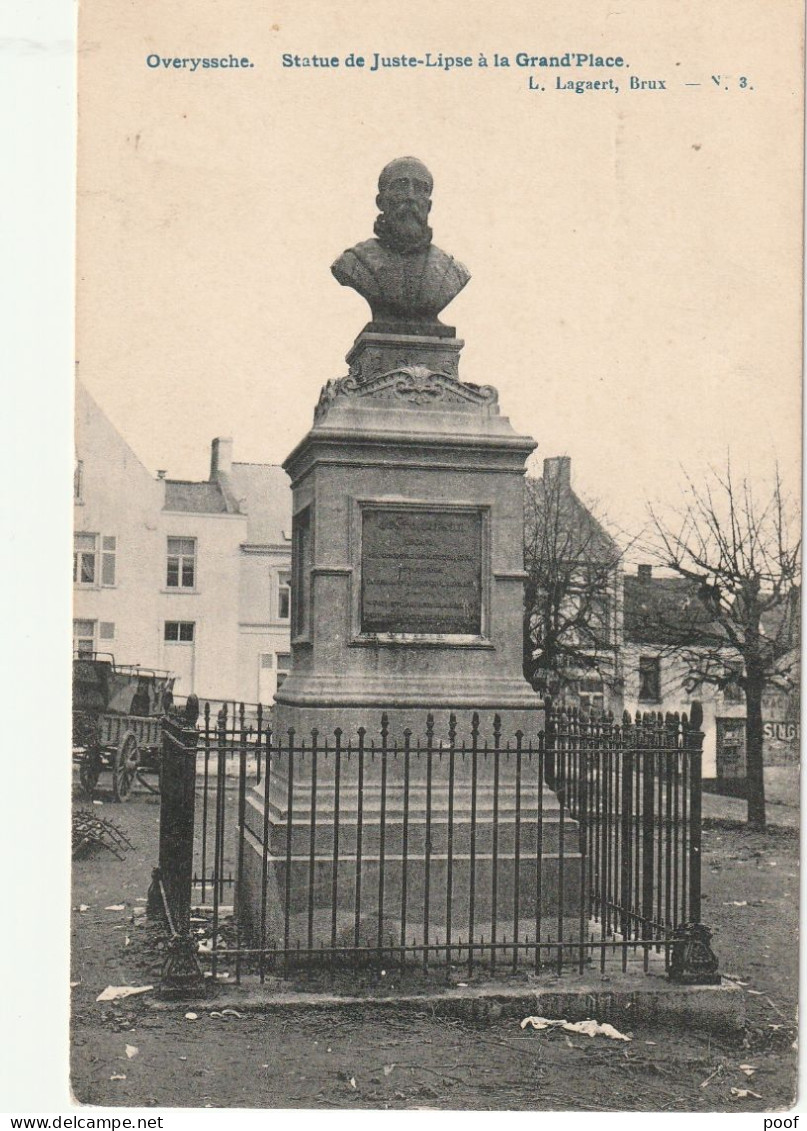 Overyssche / Overijse : Statue De Juste-Lipse à La Grand'place - Overijse