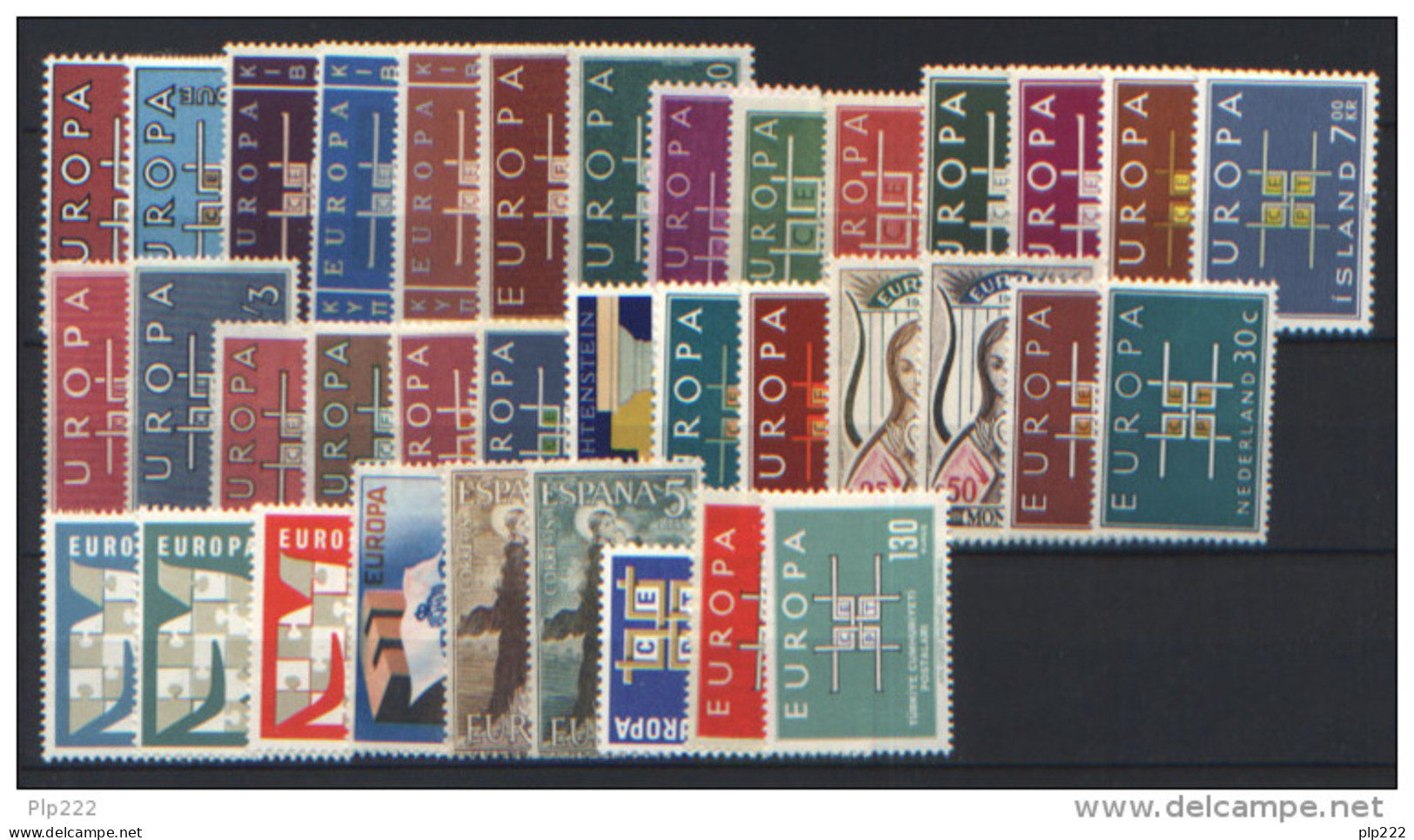 Europa CEPT 1963 Annata Completa / Complete Year **/MNH VF - Années Complètes