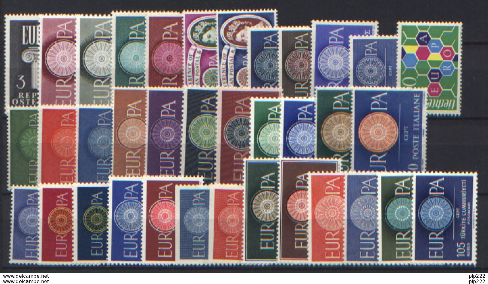 Europa CEPT 1960 Annata Completa / Complete Year Set **/MNH VF - Full Years