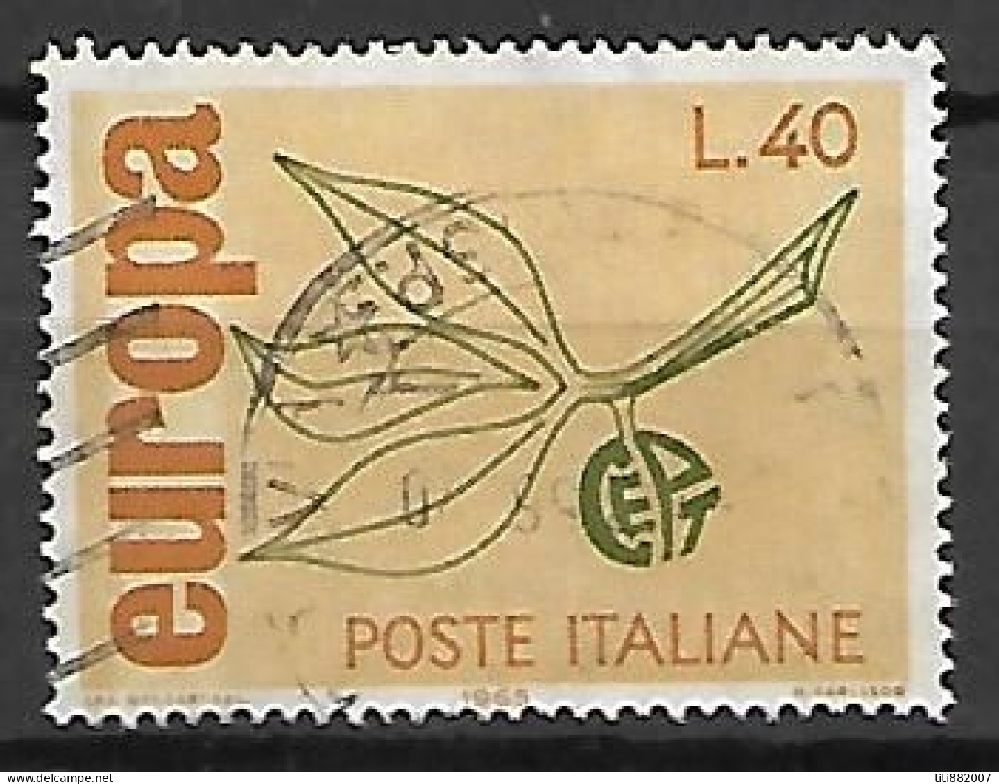 ITALIE      -     1965  .    EUROPA     -      Oblitéré - 1965