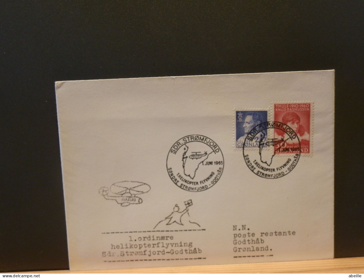 FDC GROENL.37/  DOC.   GROENLAND  1965 - Storia Postale