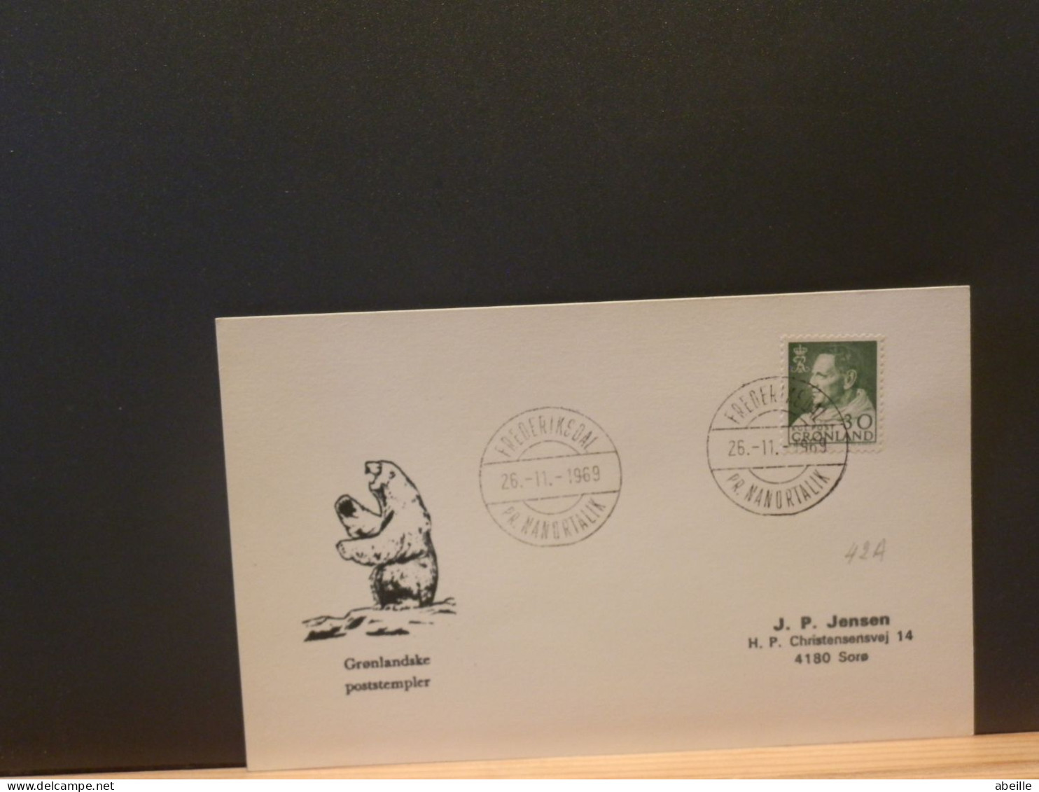 FDC GROENL.45/  LETTRE   GROENLAND  1969 - Covers & Documents