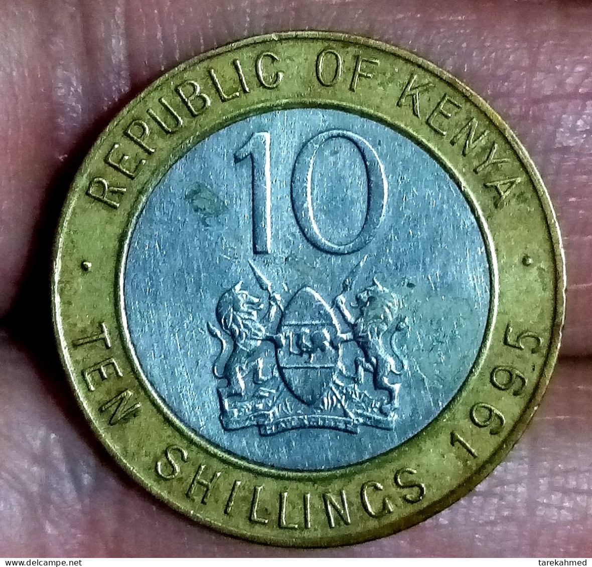 Kenya, 10 Shillings, 1995, British Royal Mint, TB, KM:31, Perfect, Agouz - Kenia