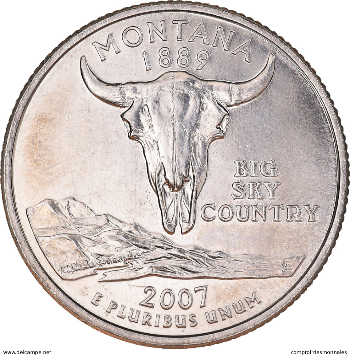 Monnaie, États-Unis, Quarter Dollar, Quarter, 2007, U.S. Mint, Philadelphie - 1999-2009: State Quarters