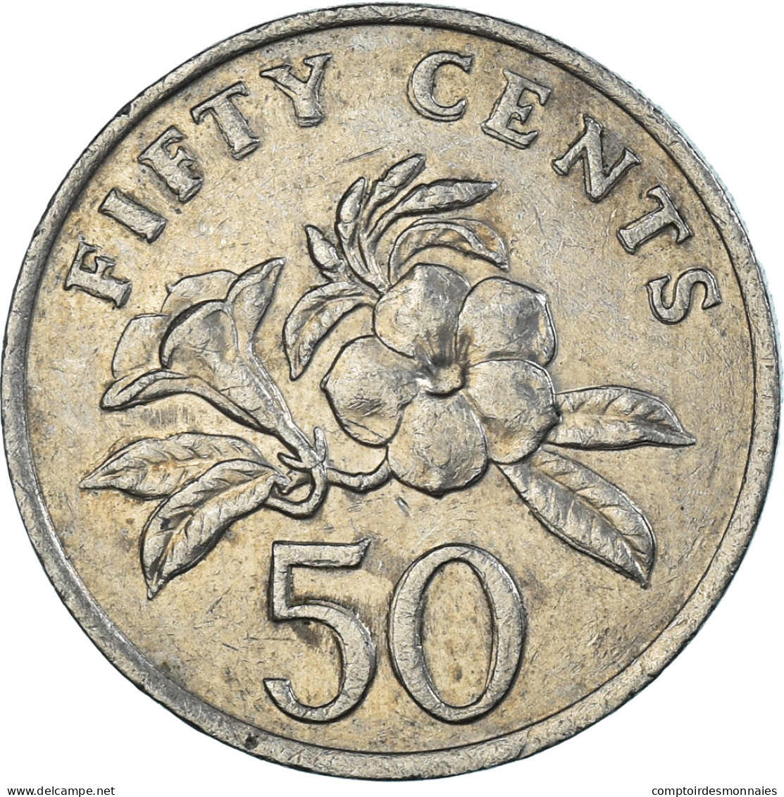 Monnaie, Singapour, 50 Cents, 1985 - Singapur