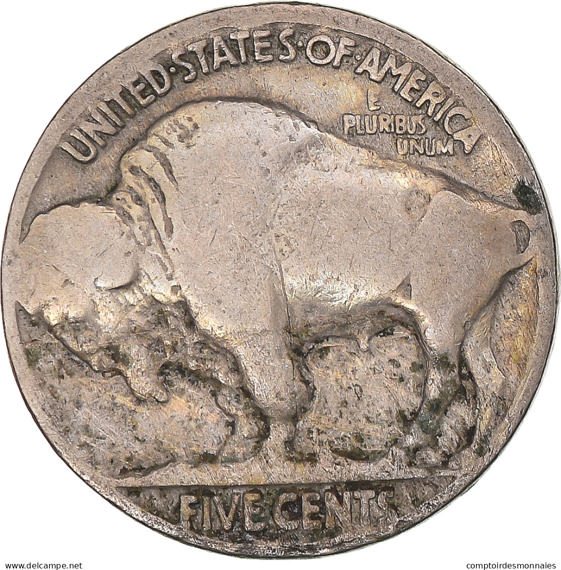 Monnaie, États-Unis, 5 Cents, Undated - 1913-1938: Buffalo