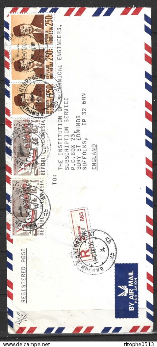 INDONESIE. N°1053 De 1985 Sur Enveloppe Ayant Circulé. Pèlerins à La Mecque. - Islam