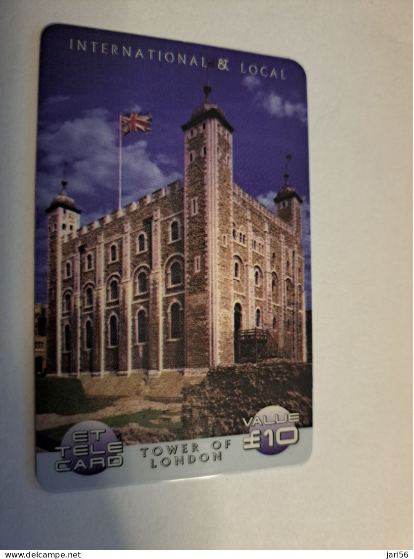 GREAT BRITAIN /10 POUND  /  ET TELECARD/ TOWER OF LONDON /   /    PREPAID CARD/ MINT  **15981** - [10] Collections