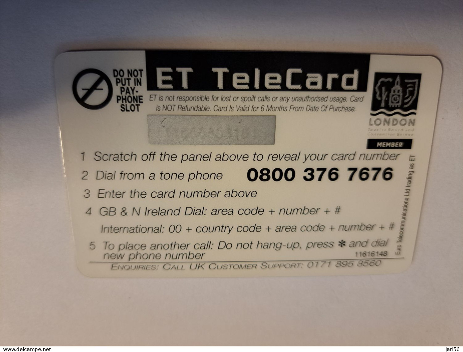 GREAT BRITAIN / 10  POUND  /  ET TELECOM / TOWER BRIDGE LONDON  /   /    PREPAID CARD/ MINT  **15985** - [10] Sammlungen