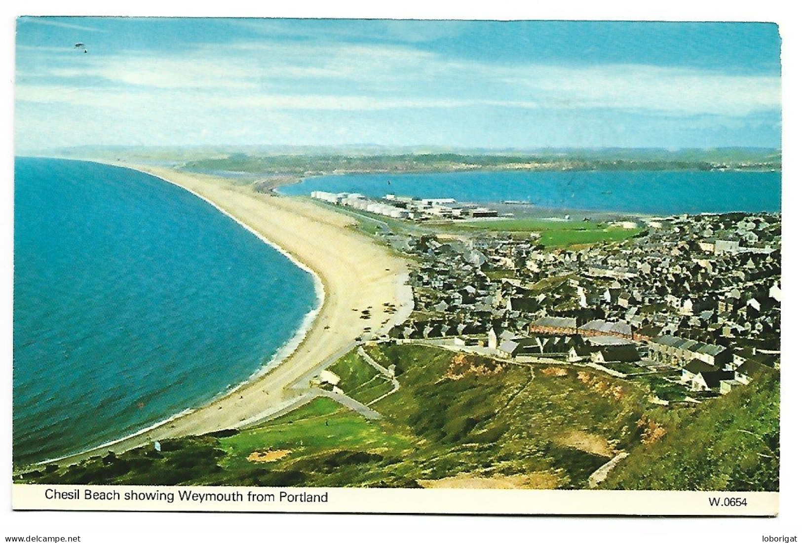 CHESIL BEACH SHOWING WEYMOUTH FROM PORTLAND - OREGON.-  ( USA ) - Portland