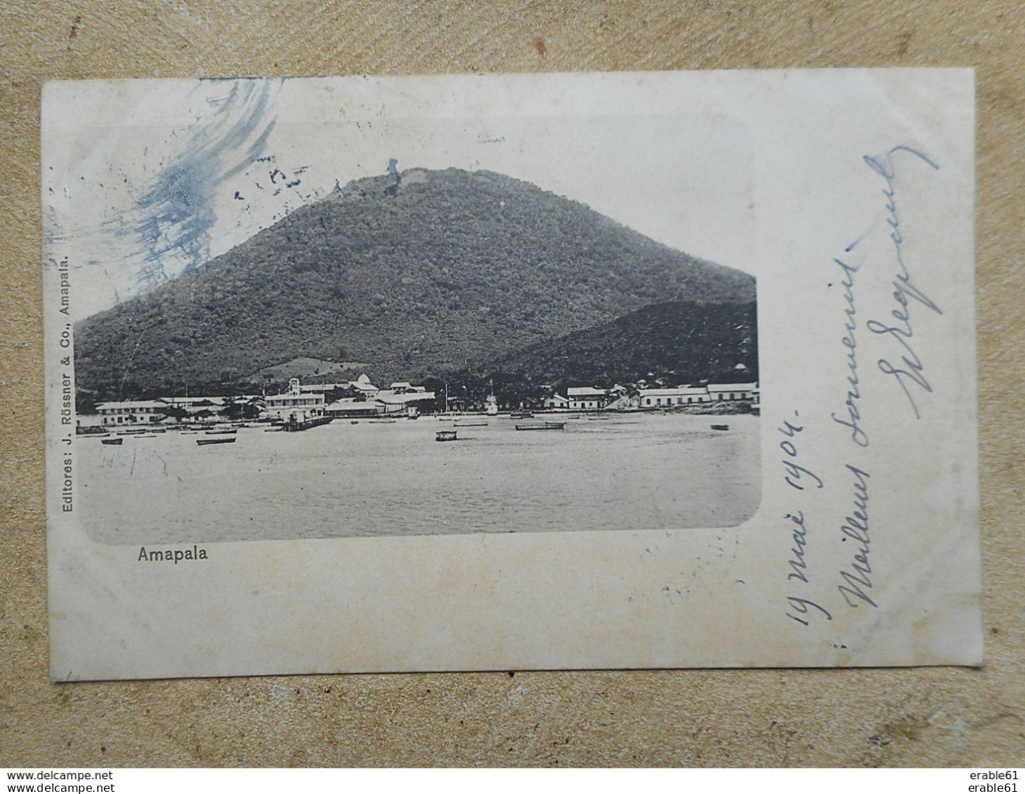 CPA AMAPALA 1904 - Honduras