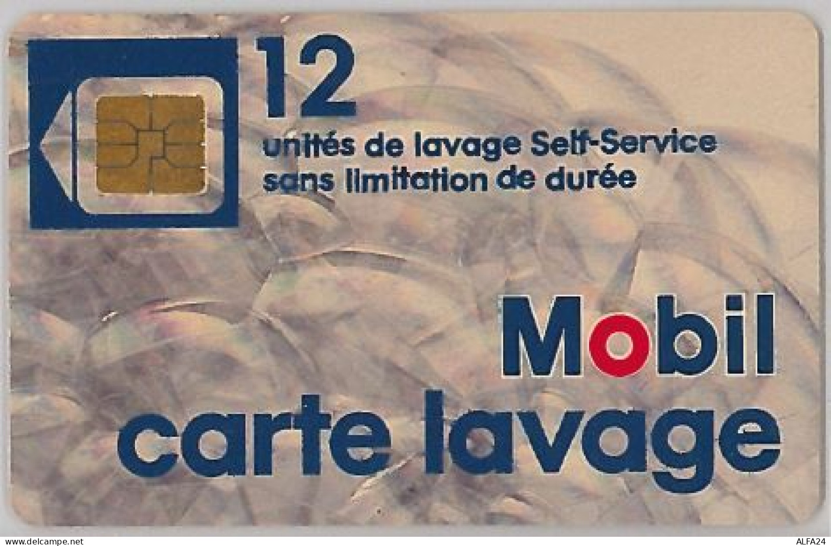 CARTA LAVAGGIO MOBIL FRANCIA (H.30.6 - Car Wash Cards