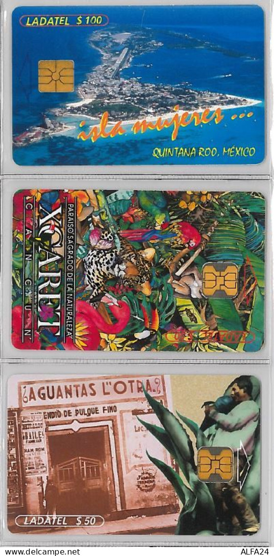 LOT 3 PHONE CARD - MESSICO (H.20.1 - Mexico