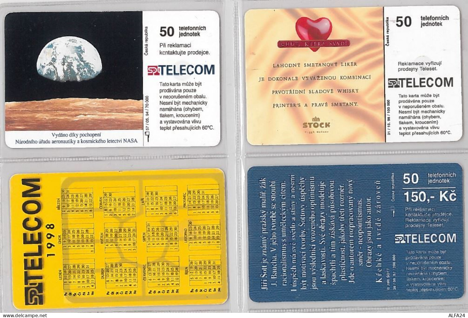 LOT 4 PHONE CARD - REPUBBLICA CECA (H.18.1 - Tchéquie