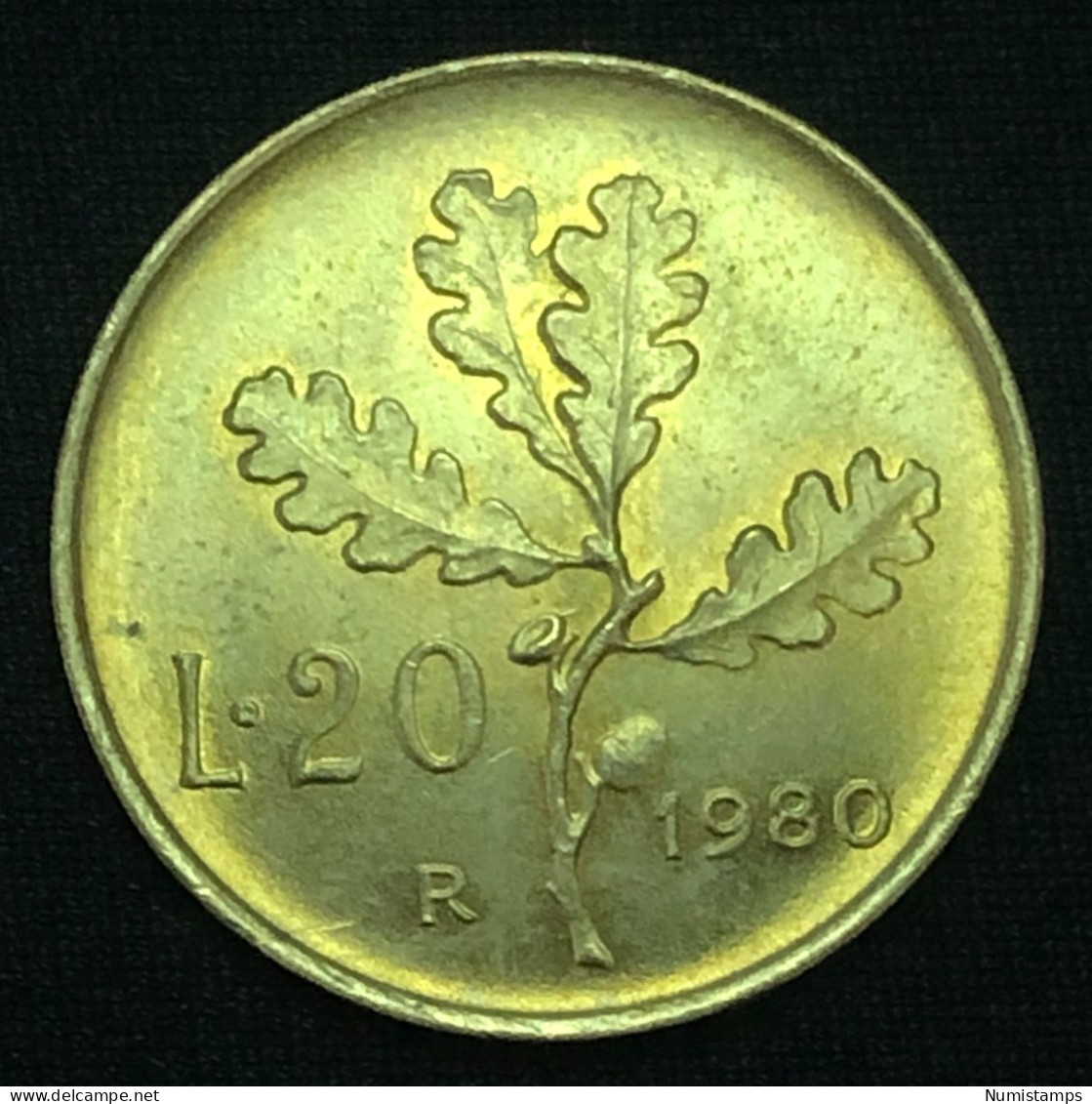 Italia 20 Lire, 1980 - 20 Lire