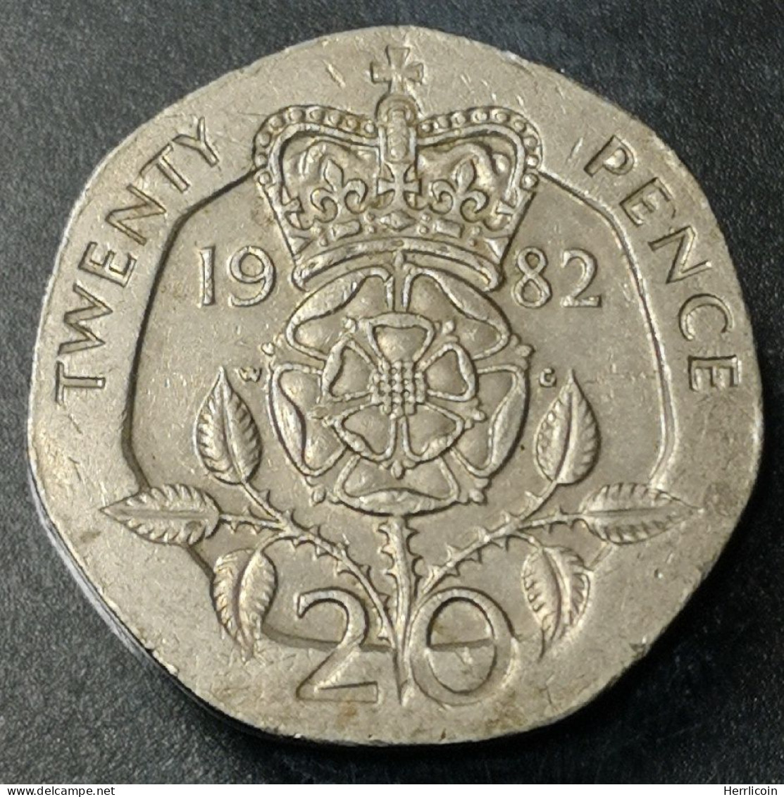 Monnaie Royaume-Uni - 1982 - 20 Pence Elizabeth II 2e Effigie - 20 Pence