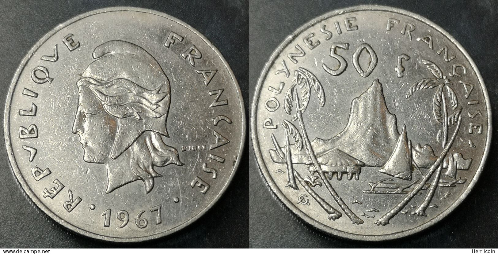 Polynésie Française - 1967 - 50 Francs Sans IEOM - Frans-Polynesië