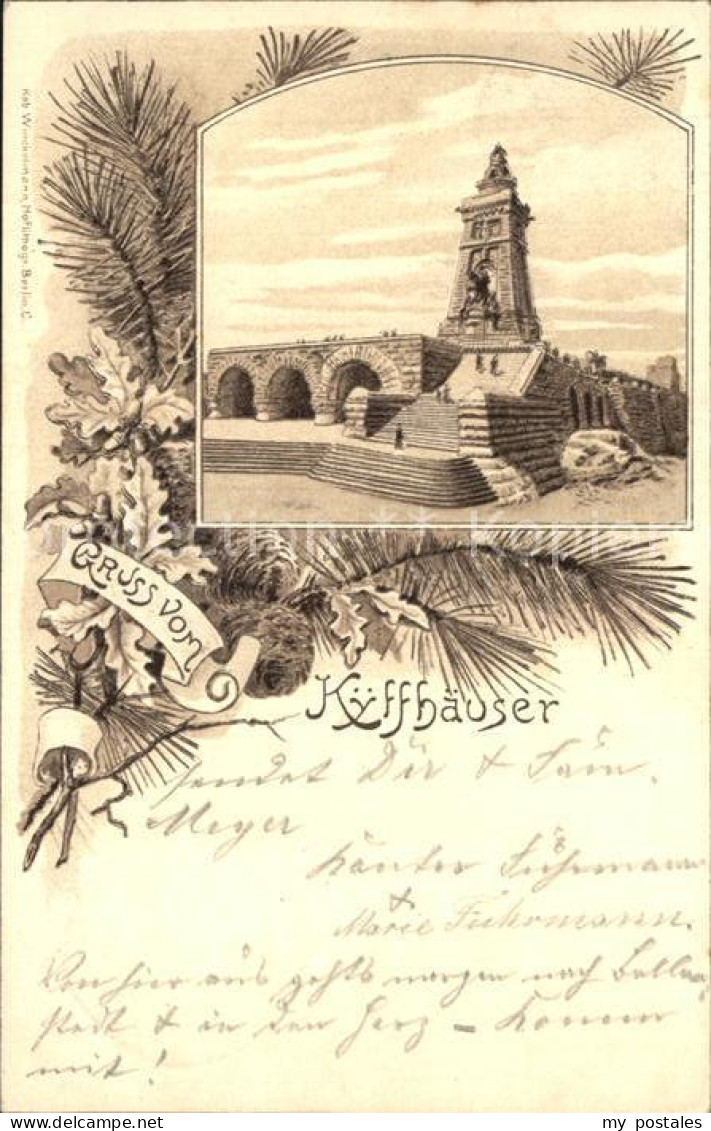42436127 Kyffhaeuser Kaiser Wilhelm Denkmal Kyffhaeuser - Bad Frankenhausen