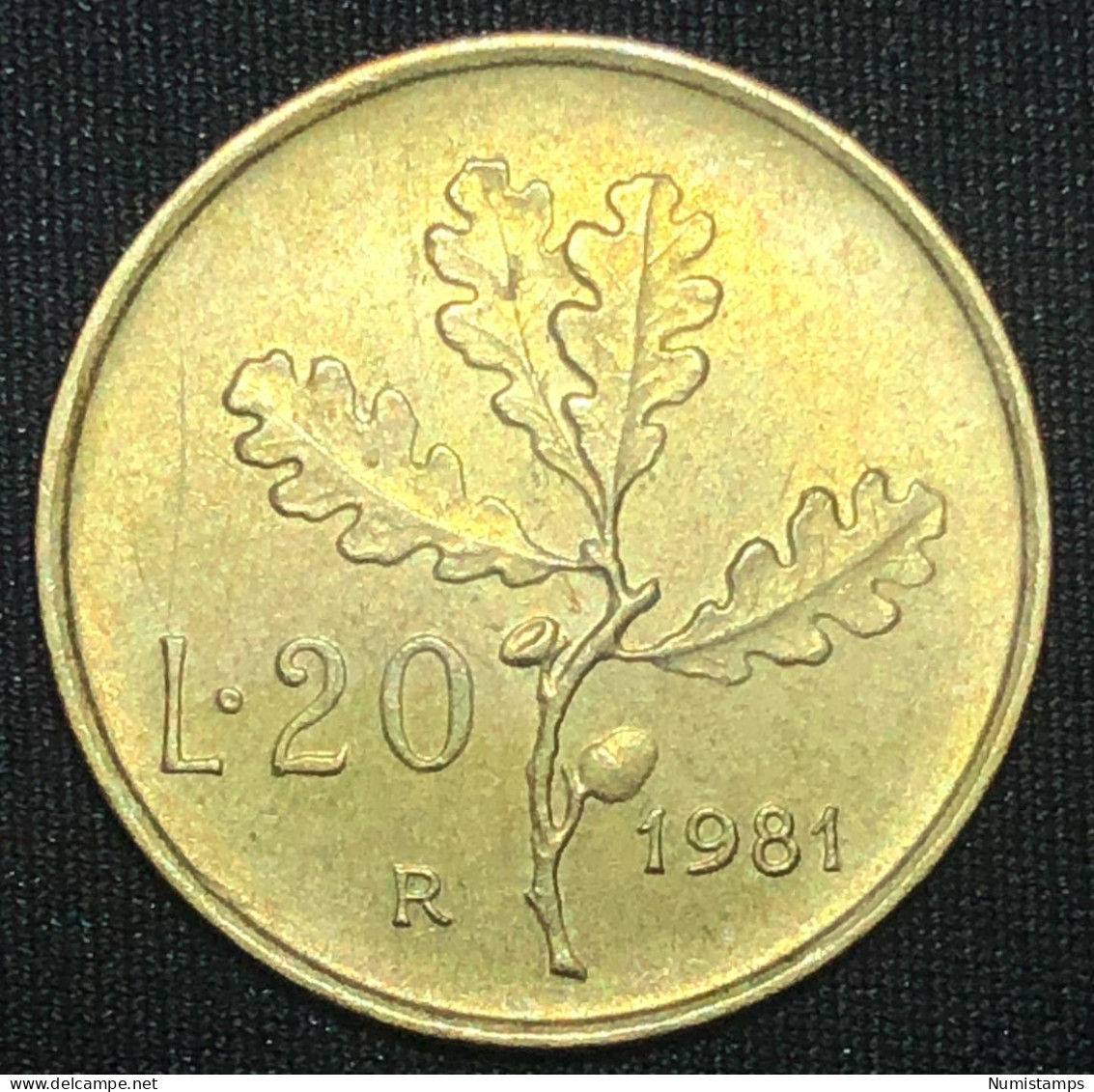 Italia 20 Lire, 1981 - 20 Lire