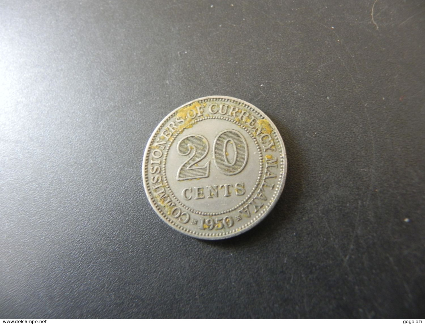 Malaya 20 Cents 1950 - Malaysie