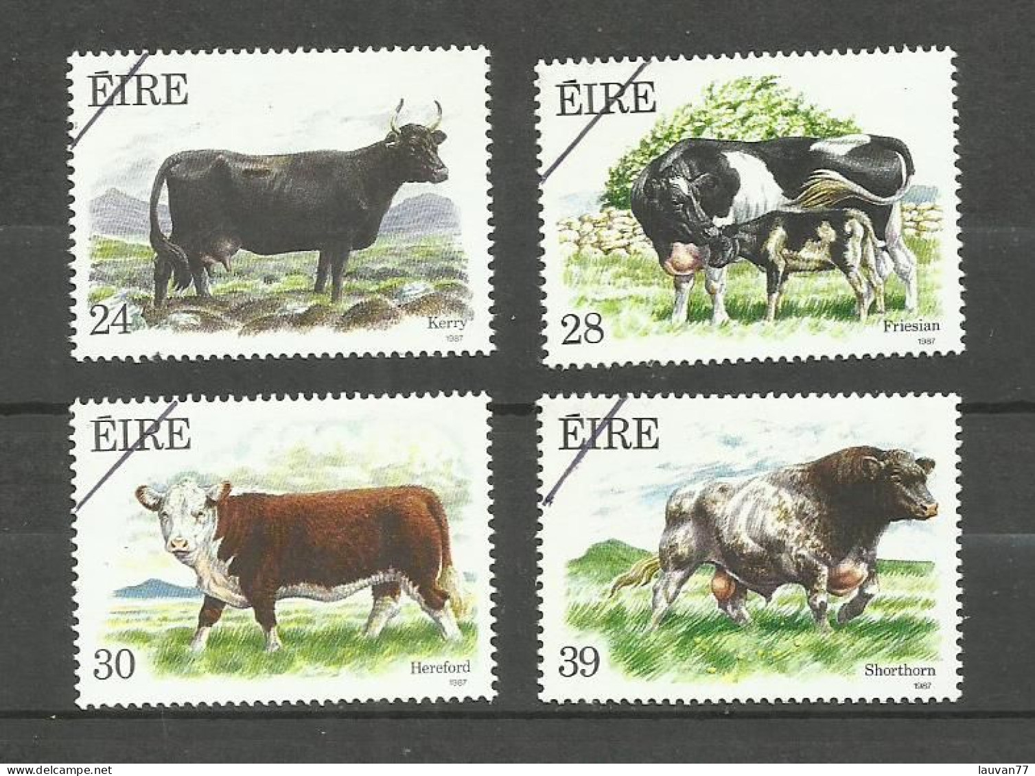 Irlande N°628 à 631 Cote 6€ - Used Stamps