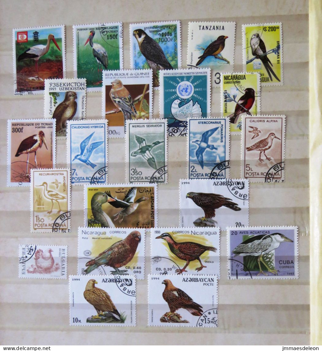 Birds Rumania Azerbayjan - Collections, Lots & Series