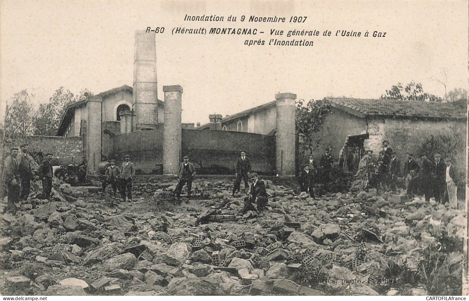 MONTAGNAC Inondation Du 9 Novembre 1907 - Montagnac