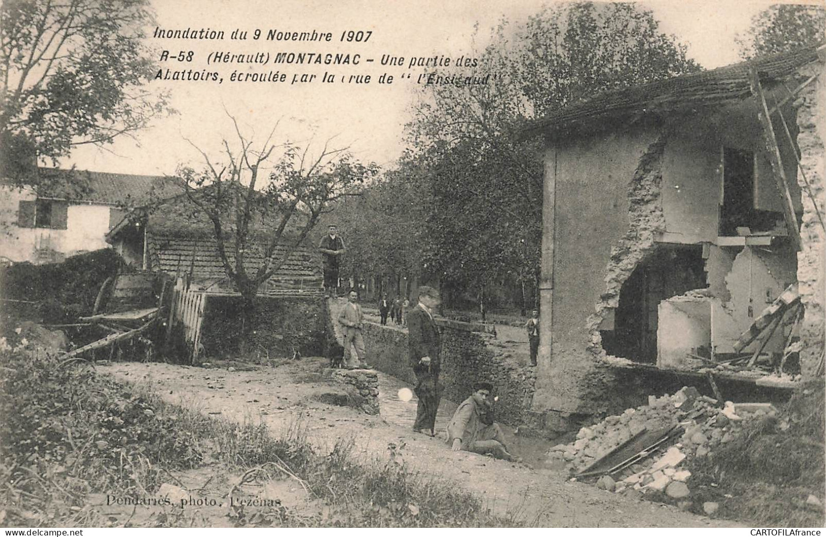 MONTAGNAC Inondation Du 9 Novembre 1907 - Montagnac