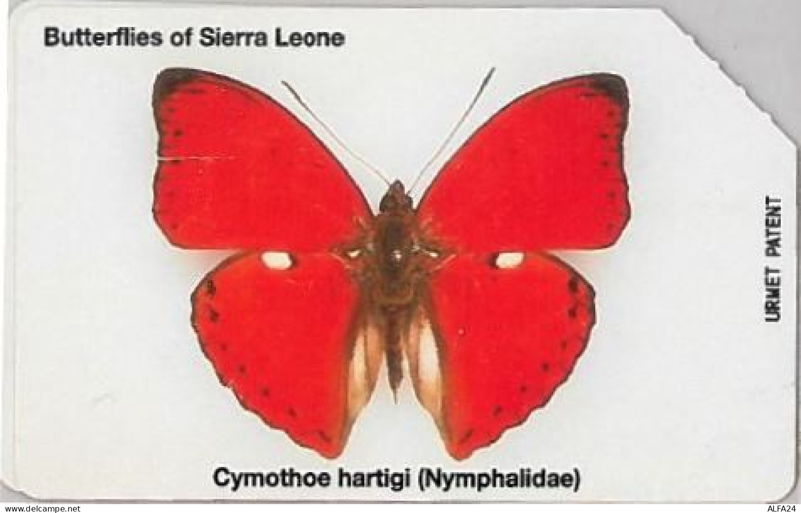 SCHEDA TELEFONICA URMET SIERRA LEONE (J61.2 - Sierra Leona
