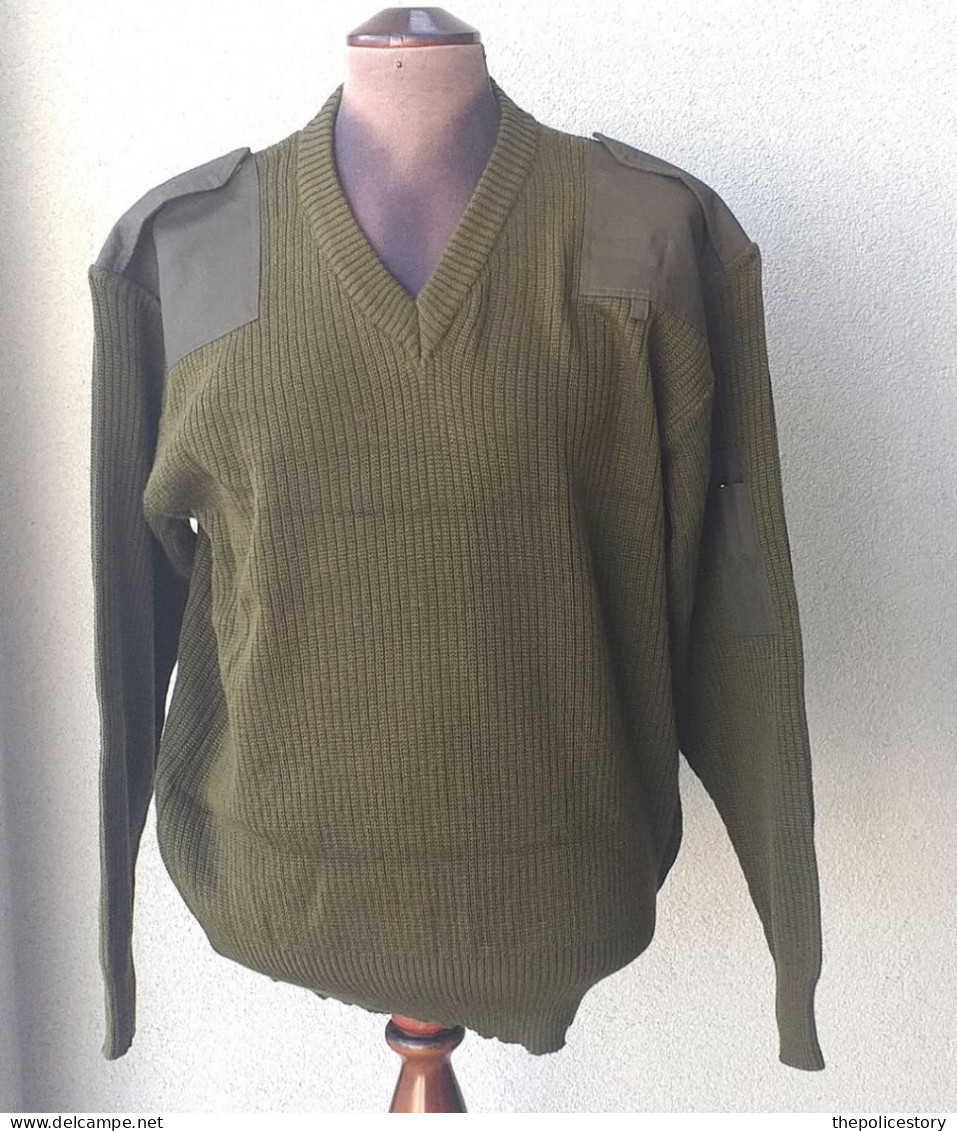 Maglione Originale Esercito Italiano Del 2003 Etichettato Tg. XL Nuovo Mai Usato - Uniforms